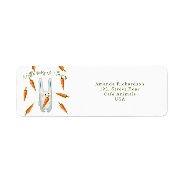 Hübsch - Auf dem Weg ist ein kleiner Hase! Babydus (Vorne)