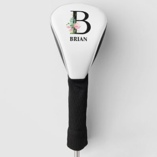 HÜBSCH B MIT MONOGRAMM GOLF HEADCOVER