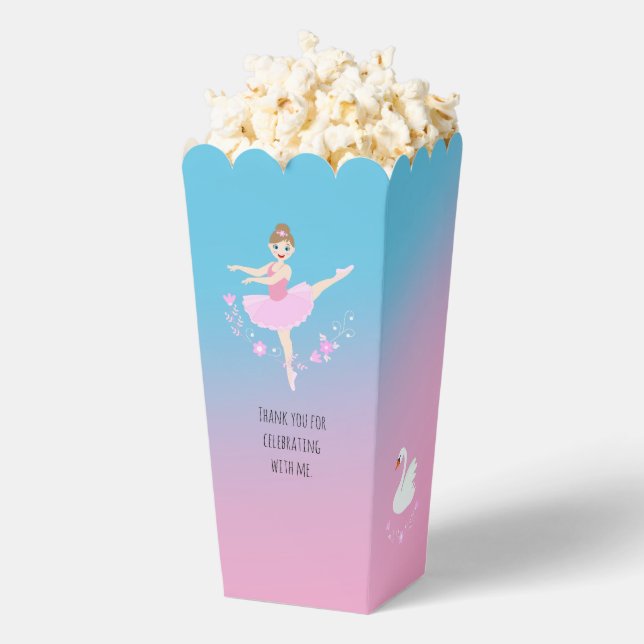 Hübsch Ballerina Girl Geburtstagsparty Geschenkschachtel (Geplatzt)