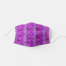 Hübsch Batik Krawatte Farbstoff Butterfly Lila