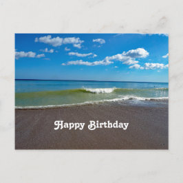 Hübsch Beach Ocean Foto Geburtstag Postkarte