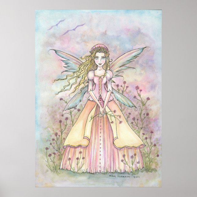 Hübsch Belle Fantasy Fairy Poster Printwerbung (Vorne)