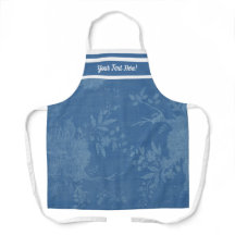 Hübsch Blau auf blauem Blumenmuster