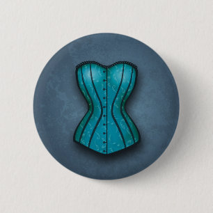 Hübsch Blue Corset Button