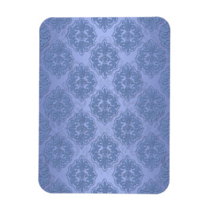 Hübsch Blue Damask Magnet