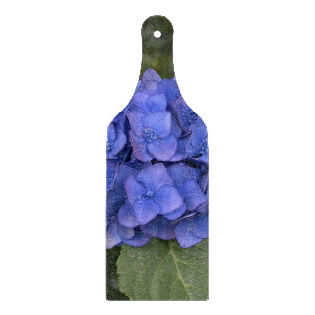 Hübsch Blue Hydrangea Cutting Board Schneidebrett (Vorderseite)