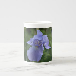 Hübsch Blue Iris Knochen China Tasse
