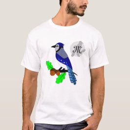 Hübsch Blue Jay Bird T-Shirt