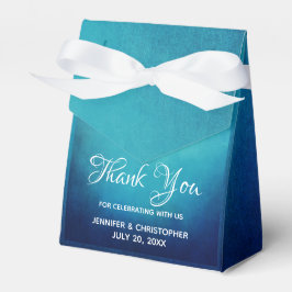 Hübsch Blue Mandala Abstrakt Geschenkschachtel