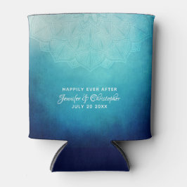 Hübsch Blue Mandala Abstrakt Wedding Dosenkühler