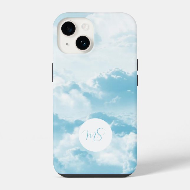 Hübsch Blue Sky Apple Samsung Handy Case iPhone Hülle (Rückseite)