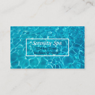 hübsch-Blue-Wellness-Center-Visitenkarte Visitenkarte