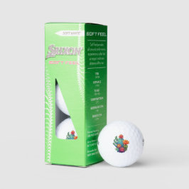 Hübsch blühende Kaktus Golfball
