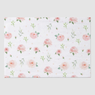 Hübsch Blush Pink Rose Blume Entfärbung Seidenpapier