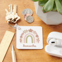 Hübsch Boho Floral Rainbow Personalisiert