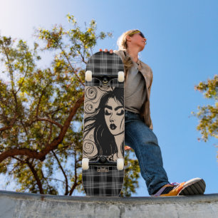 HÜBSCH BOHO GIRL ART Skateboard Deck