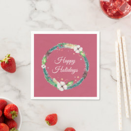Hübsch Boho Holiday Wreath Serviette