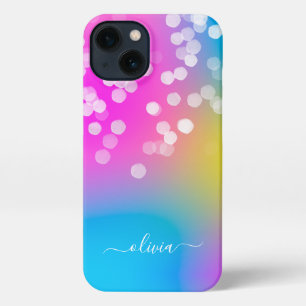 Hübsch Bokeh Colorful Gradient iPhone 13 Hülle