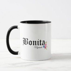 Hübsch Bonita mit Rose Personalisieren Tasse