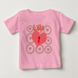 Hübsch Bow Holiday Baby Geburtstagsgeschenk T-shirt