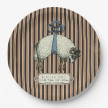 Hübsch Bow Sheep™ Collection - Geburtsinfo / 9"