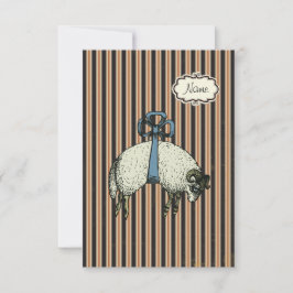 Hübsch Bow Sheep™ (DESIGNER OPTIONEN) - Einladung