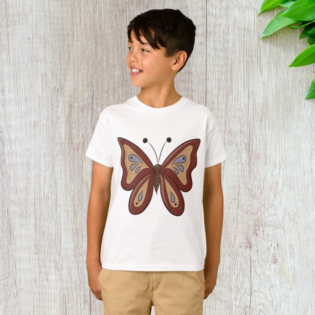 Hübsch Brown Butterly T-Shirt (Von Creator hochgeladen)