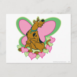 Hübsch Butterfly Scooby-Doo Postkarte