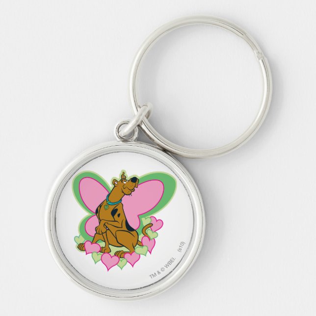 Hübsch Butterfly Scooby-Doo Schlüsselanhänger (Vorne)