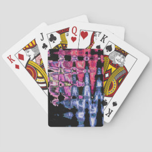 Hübsch Cute Lila, Aschgrau und Schwarz Aquarell Spielkarten
