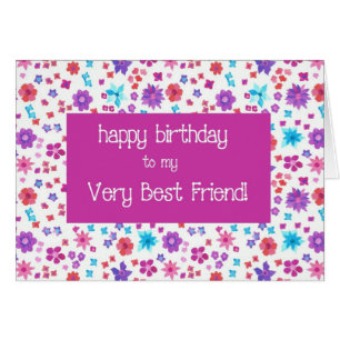 Hübsch Ditsy Floral Best Friend Geburtstag