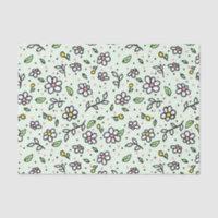 Hübsch Doodle Daisy Blume Niedlich Girly Pattern