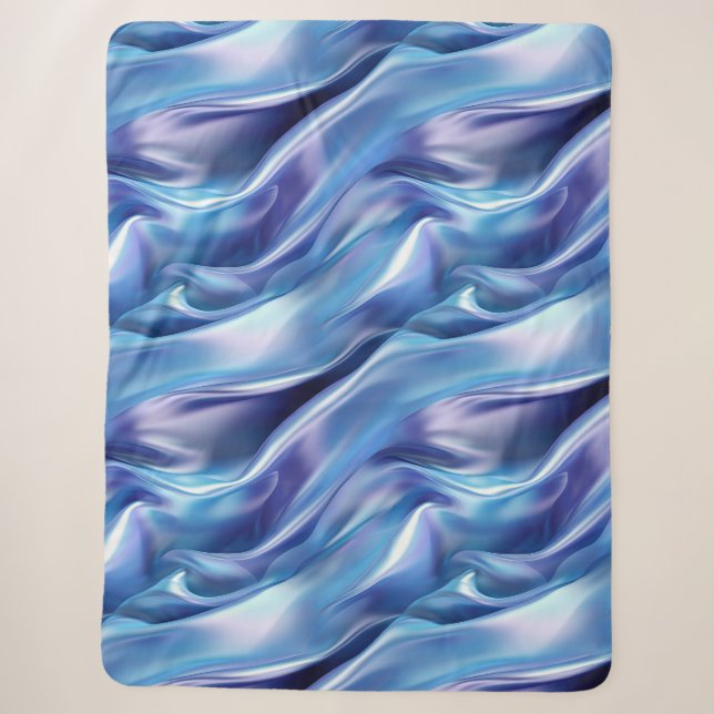 Hübsch Dreamy Blue Lila Sherpadecke (Vorderseite)