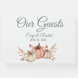Hübsch Fall Pumpkin Bouquet Gästebuch