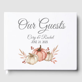 Hübsch Fall Pumpkin Bouquet Gästebuch