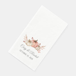 Hübsch Fall Pumpkin Bouquet Wedding Serviette