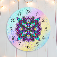 Hübsch farbenfroh Lila Mandala Mystical