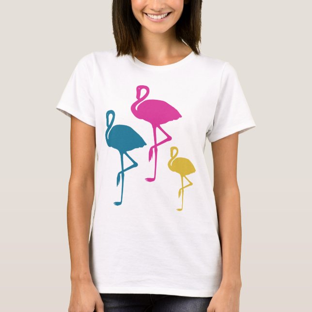 Hübsch Flamingo T Shirt (Vorderseite)