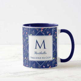 Hübsch | FLÜSSIG | Gottes Wertvoll | Custom BLAUE Tasse