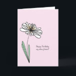Hübsch Friend Birthday Card Karte<br><div class="desc">Geburtstagskarte eines hübschen Freundes. Diese Karte ist mit Ihrer personalisierten Nachricht anpassbar.</div>