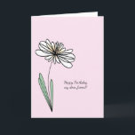 Hübsch Friend Birthday Card Karte<br><div class="desc">Geburtstagskarte eines hübschen Freundes. Diese Karte ist mit Ihrer personalisierten Nachricht anpassbar.</div>