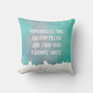 hübsch fügen Sie ein Angebot Kissen Wasserfarbe ab