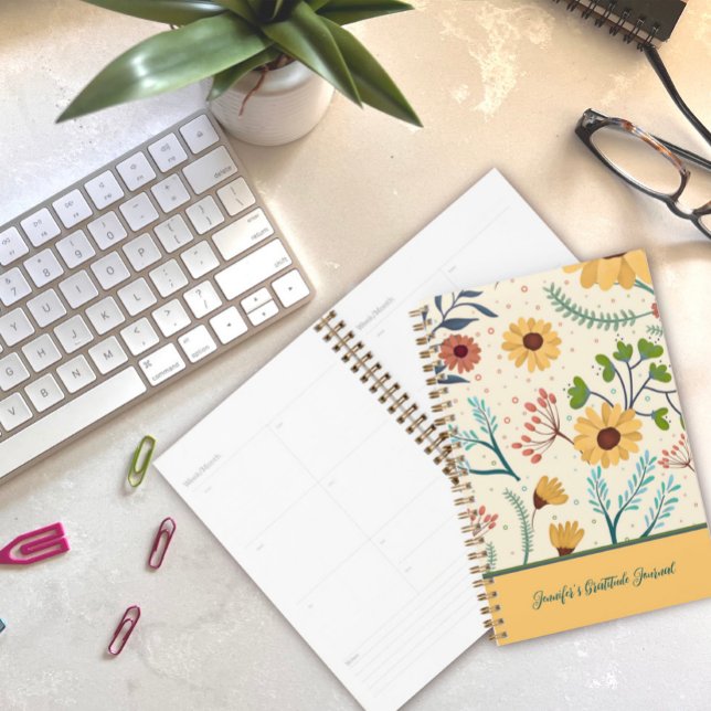 Hübsch-Gelbe Blume, KundenDankesblatt Planer (Von Creator hochgeladen)