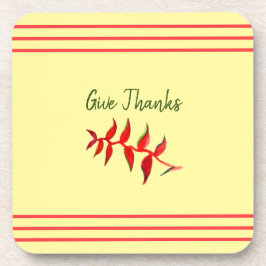 Hübsch Gelbe Blüte Danke an die Untersetzer