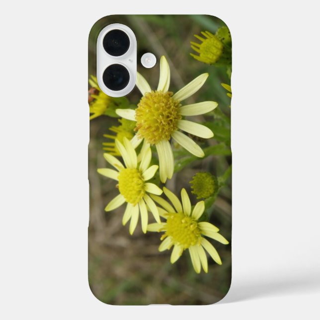 Hübsch-Gelbe Wildblumen iPhone Case (Rückseite)