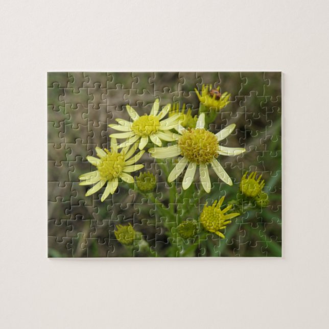 Hübsch-Gelbe Wildblumen-Puzzle Puzzle (Horizontal)
