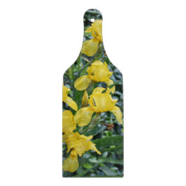 Hübsch-gelbes Iris-Bläschenbrett Schneidebrett