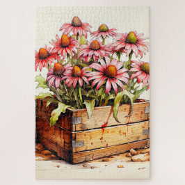 Hübsch gepflanzte Aster-Blume Puzzle