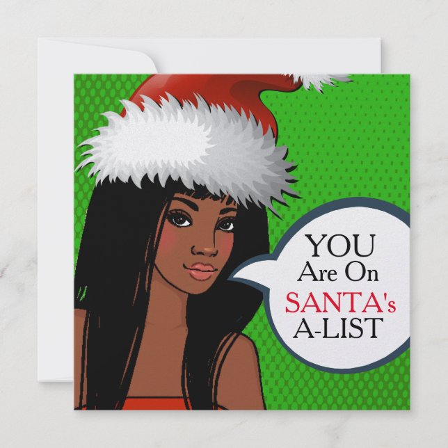 Hübsch Girl Retro Pop Einladung (Vorderseite)