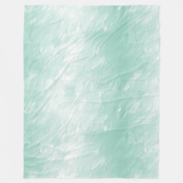 Hübsch Girly Mint Fleecedecke (Vorderseite)